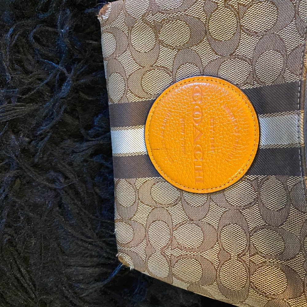 still wearable coach cross body bag.